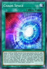 Chaos Space - RA01-EN065 - Quarter Century Secret Rare - 1st Edition